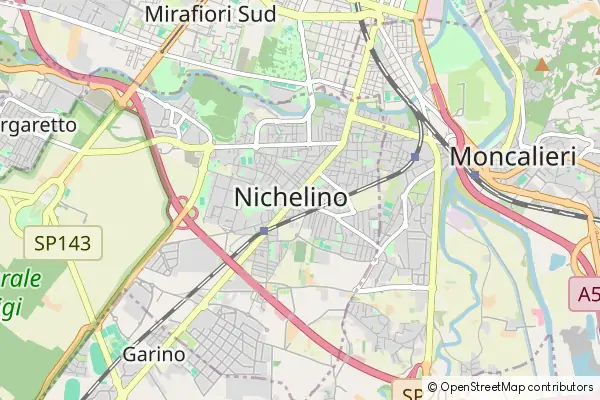 Mapa Nichelino