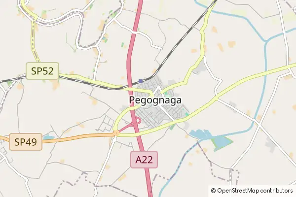 Mapa Pegognaga