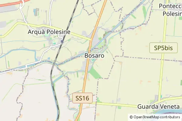 Mapa Bosaro