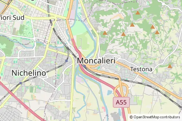 Mapa Moncalieri