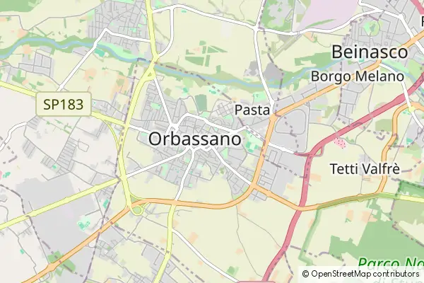 Mapa Orbassano