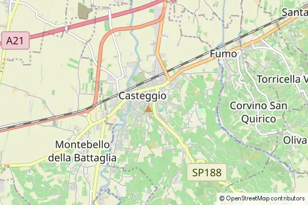 Mapa Casteggio