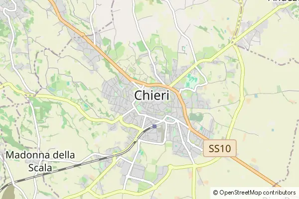 Mapa Chieri