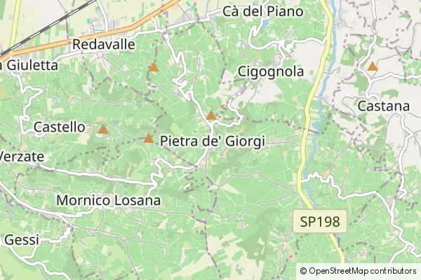 Mapa Pietra de' Giorgi