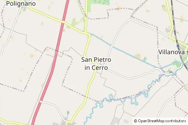 Mapa San Pietro in Cerro