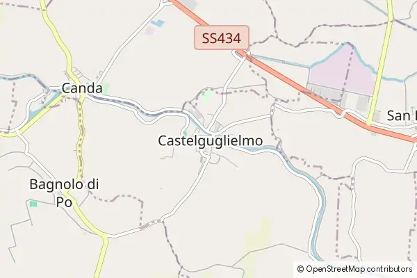 Mapa Castelguglielmo