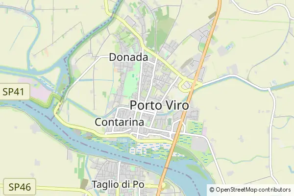 Mapa Porto Viro