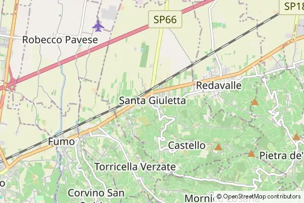 Mapa Santa Giuletta