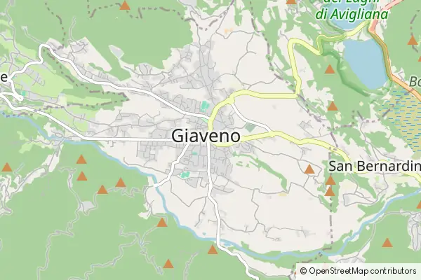 Mapa Giaveno