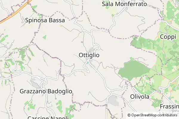 Mapa Ottiglio