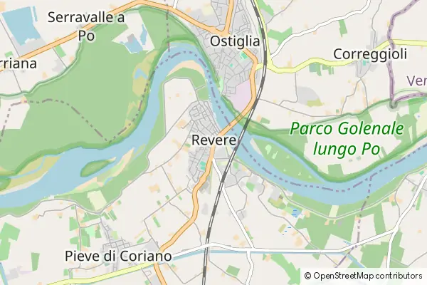 Mapa Revere