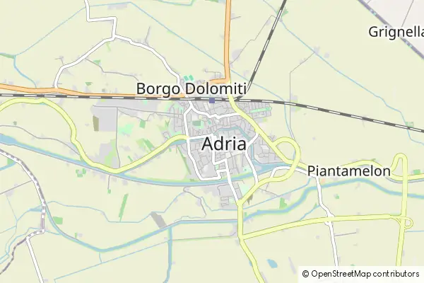 Mapa Adria