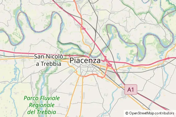 Mapa Piacenza