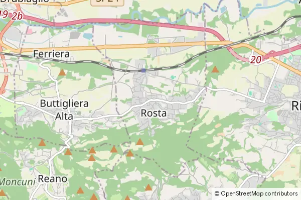 Mapa Rosta