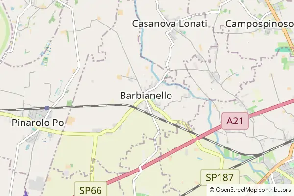 Mapa Barbianello