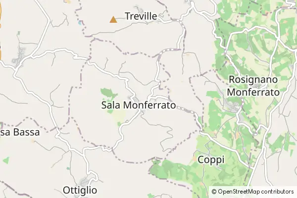 Mapa Sala Monferrato