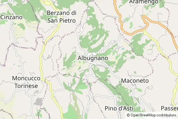 Mapa Albugnano