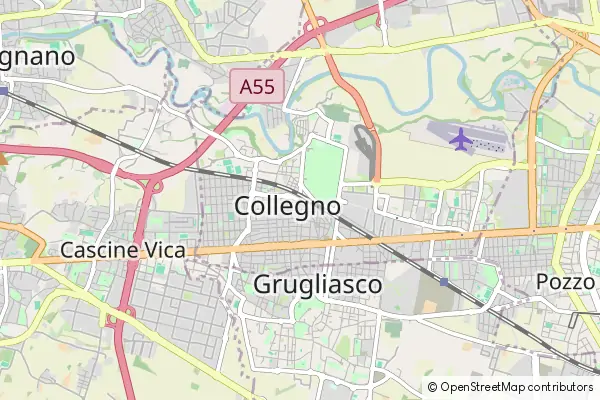 Mapa Collegno