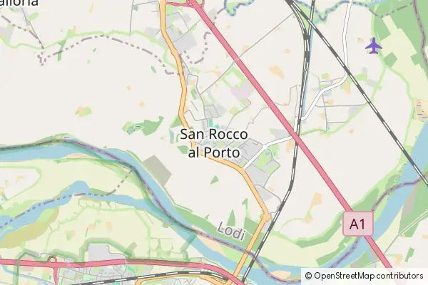 Mapa San Rocco al Porto