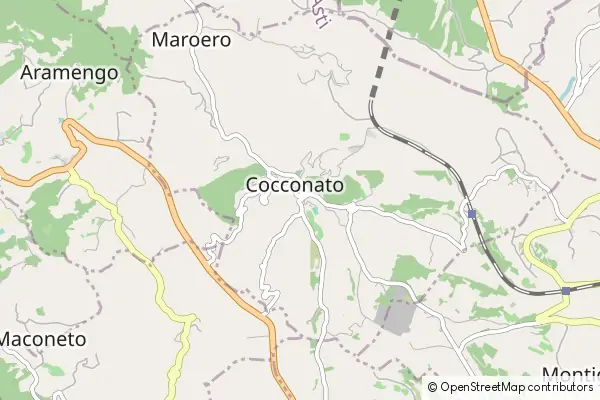 Mapa Cocconato