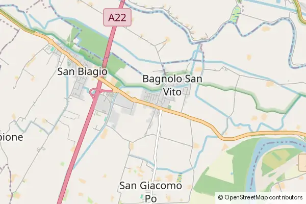 Mapa Bagnolo San Vito