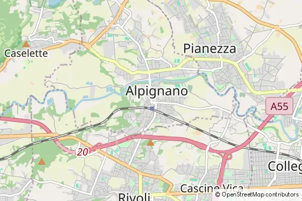 Mapa Alpignano