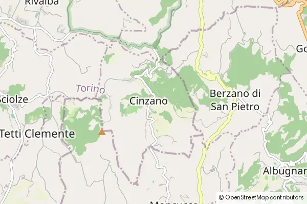 Mapa Cinzano