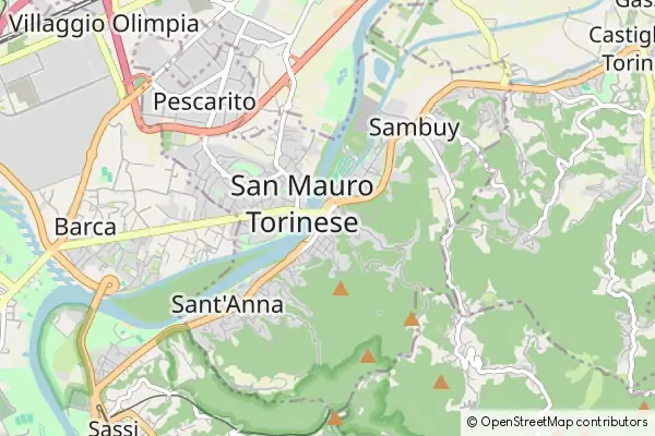 Mapa San Mauro Torinese