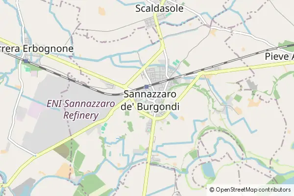 Mapa Sannazzaro de' Burgondi