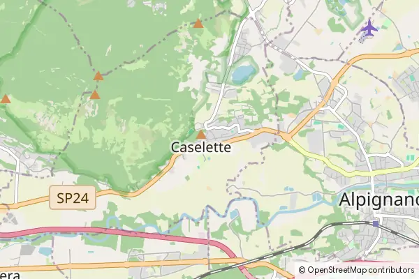 Mapa Caselette