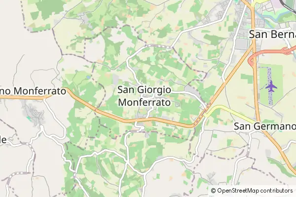 Mapa San Giorgio Monferrato