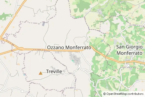 Mapa Ozzano Monferrato