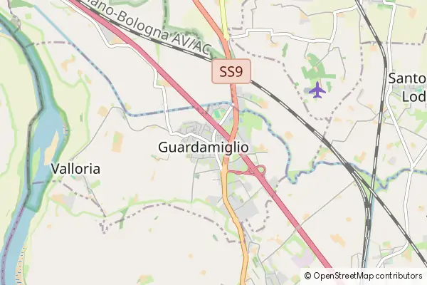 Mapa Guardamiglio