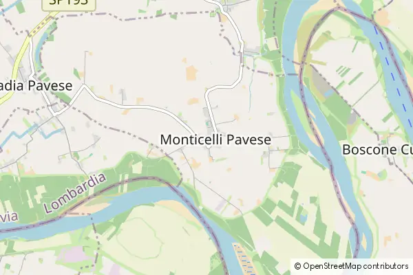 Mapa Monticelli Pavese