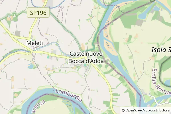 Mapa Castelnuovo Bocca d'Adda