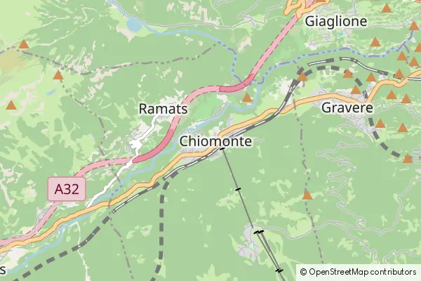 Mapa Chiomonte