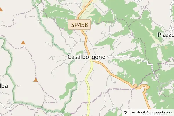 Mapa Casalborgone