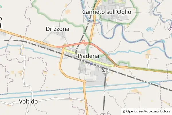 Mapa Piadena