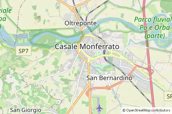 Mapa Casale Monferrato