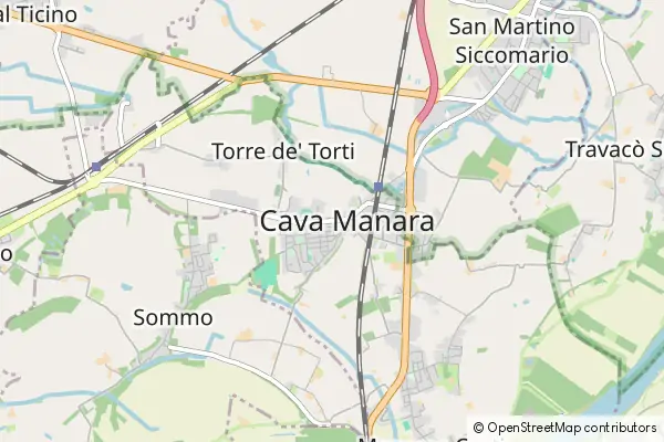 Mapa Cava Manara