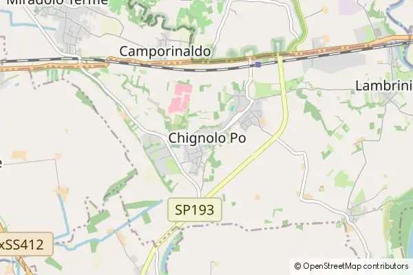 Mapa Chignolo Po