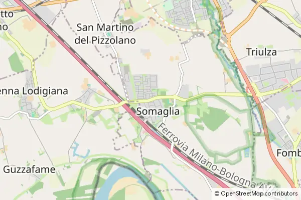 Mapa Somaglia