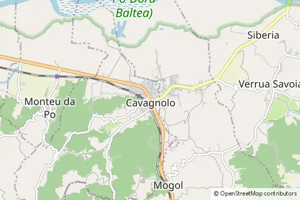 Mapa Cavagnolo