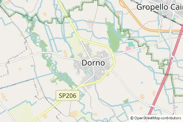 Mapa Dorno