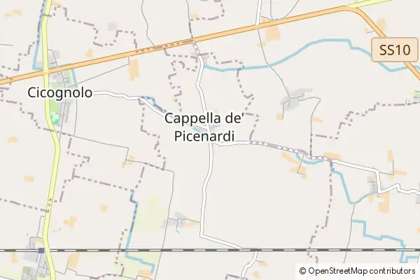 Mapa Cappella de' Picenardi