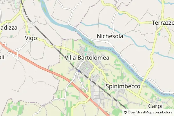 Mapa Villa Bartolomea