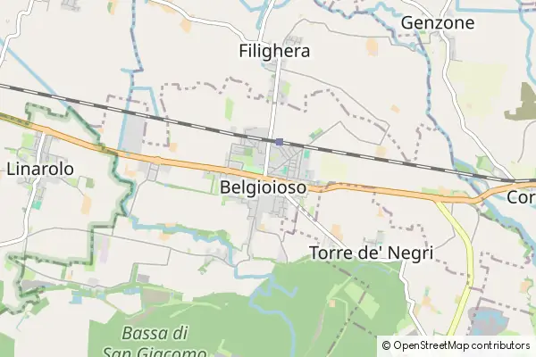 Mapa Belgioioso