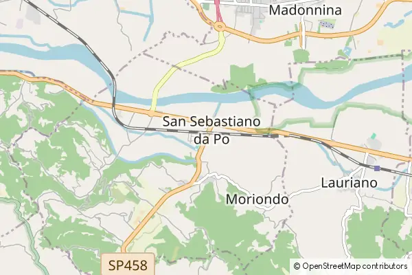 Mapa San Sebastiano da Po