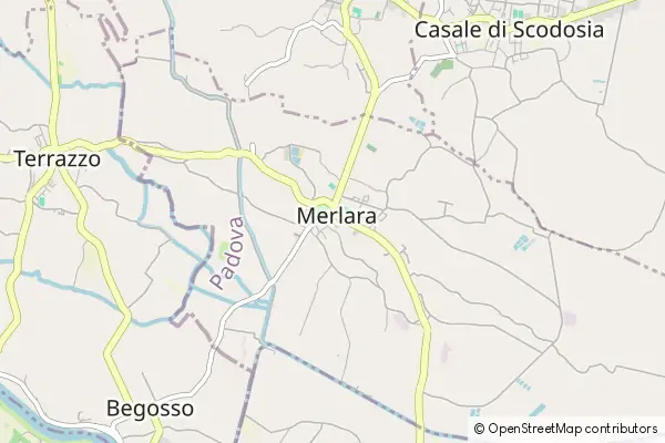 Mapa Merlara