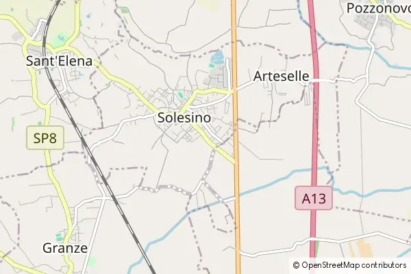 Mapa Solesino